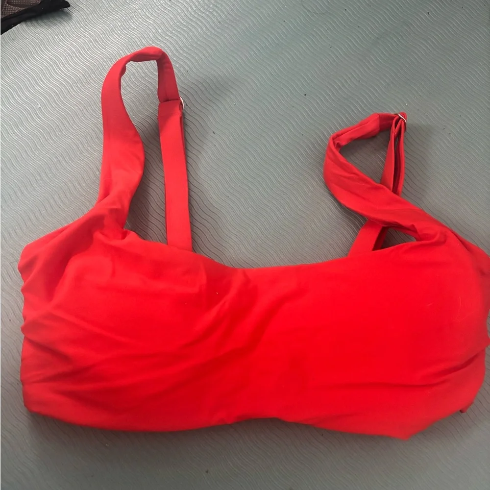 athleta Vibrant orange Bikini Top size 32 D/DD - Picture 5 of 6